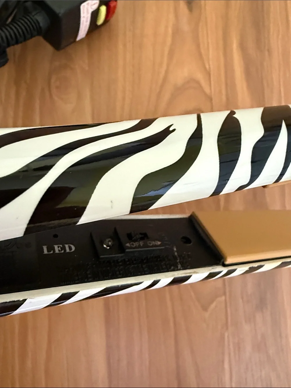 Chi Zebra Mini Flat Iron - White/Black